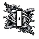 bdsm switch tag tattoo design idea