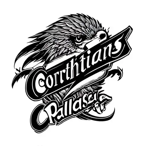 Corinthians Paulista Logo Morphing tattoo design idea