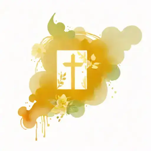 biblical theme sleeve tattoo design idea