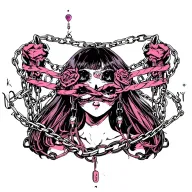 "sissy" "bondage" "chains" "dead" tattoo design idea