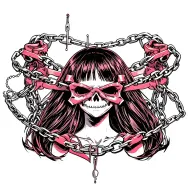 "sissy" "bondage" "chains" "dead" tattoo design idea