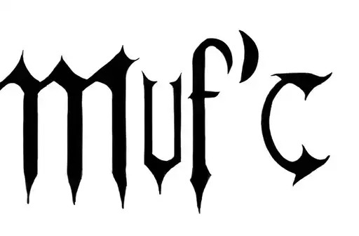 "Mufc" tattoo design idea