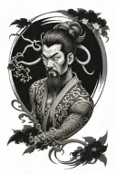 ashura tattoo design idea