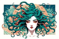 Medusa tattoo design idea