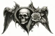 from death to life tattoo design idea