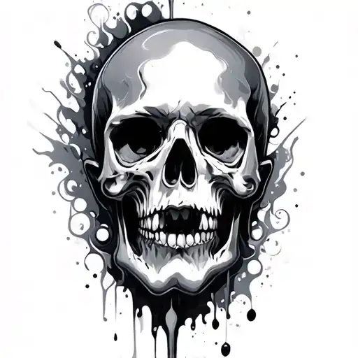 Spray tattoo design idea