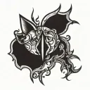 boredom symbol tattoo design idea