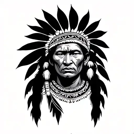 Mapuche tattoo design idea