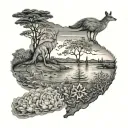 australia tattoo design idea