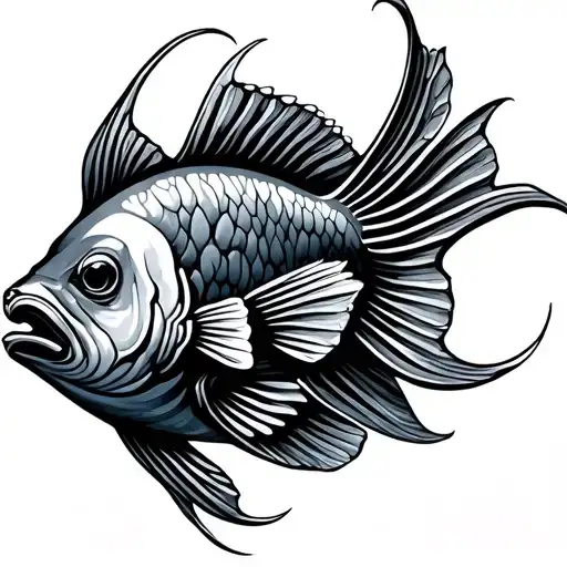 Ichthys fish tattoo design idea