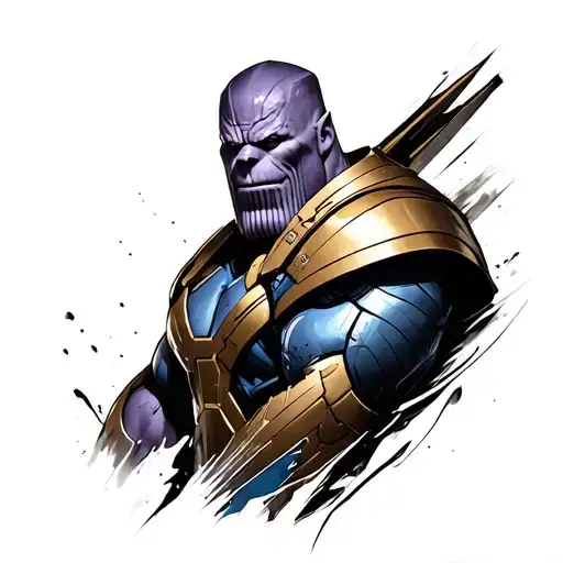 Thanos tattoo design idea