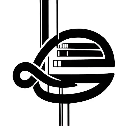 two vertical lines like the positive shown in a pregnancy tests and a infinity sign tattoo design idea