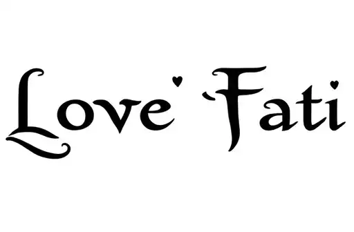 "Love Fati" tattoo design idea