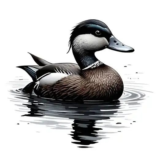 Mallard Duck tattoo design idea