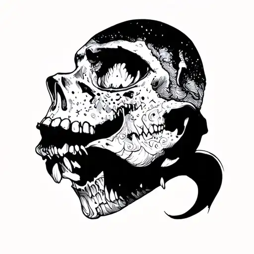 approach with caution tattoo design idea