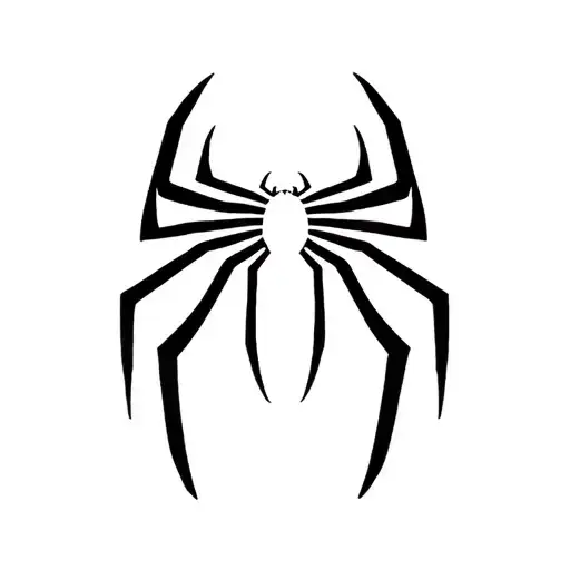Spider-man symbol tattoo design idea