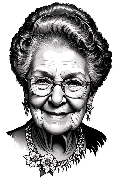 a memorial tattoo for my grandma tattoo design idea