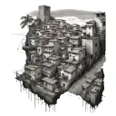 favelas tattoo design idea