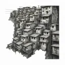 favelas tattoo design idea