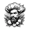 Cook tattoo design idea