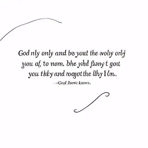 God only knows by the beach boys song lyrics tattoo design idea