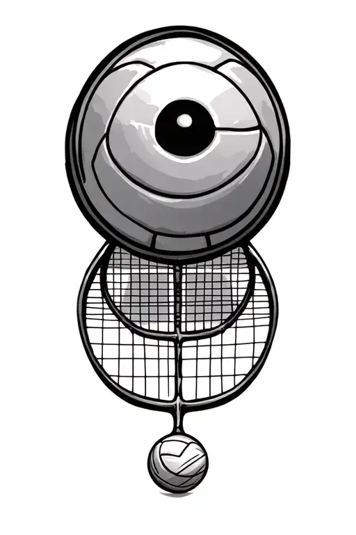 archery badminton volleyball  tattoo design idea