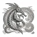 kokopelli tattoo design idea