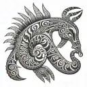 kokopelli tattoo design idea