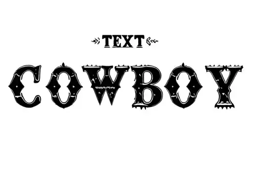 "Cowboy" tattoo design idea