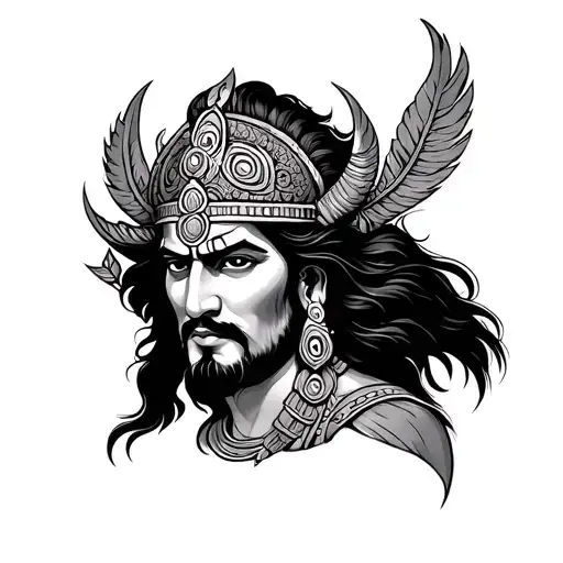karn mahabharat tattoo design tattoo design idea
