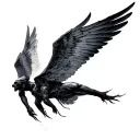 Icarus tattoo design idea