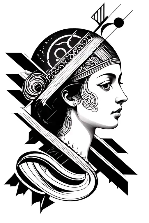 Themis tattoo design idea