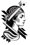 Themis tattoo design idea