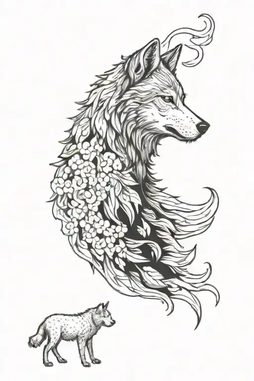 wolf in sheep's clothing tattoo design idea