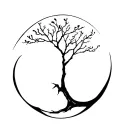 poison tree tattoo design idea
