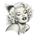 Marilyn Monroe tattoo design idea