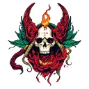 Incubus tattoo design idea