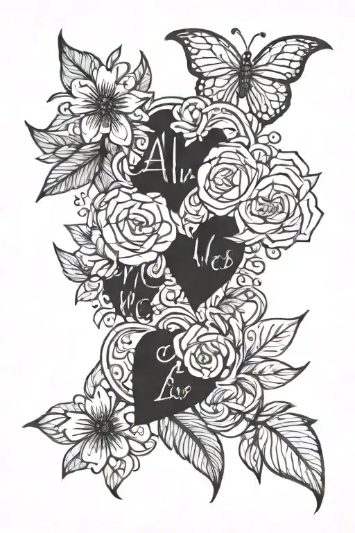 All we need is love tattoo design idea