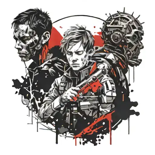 death stranding tattoo design idea