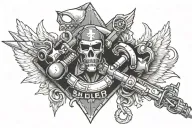 commando medic tattoo design idea