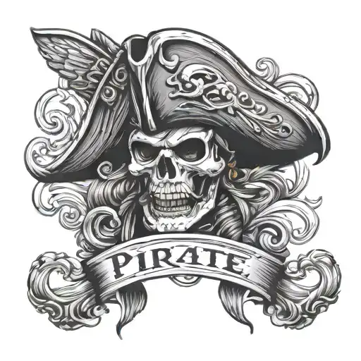 pirate tattoo tattoo design idea