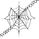 spiderman web dna helix tattoo design idea