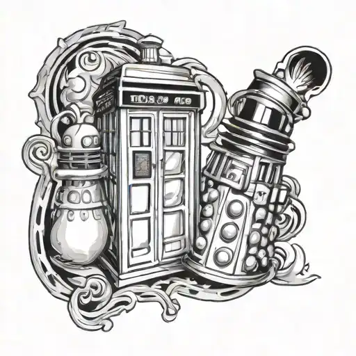 doctor who friend tattoo tattoo design idea