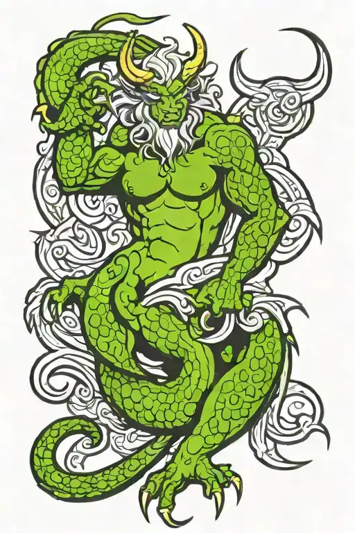 Angelique, Taurus, Dragon tattoo design idea