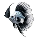 Angelfish tattoo design idea