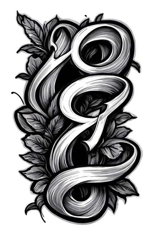 No Hesitations cursive writing tattoo design idea
