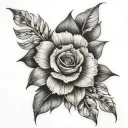 rosario tattoo design idea