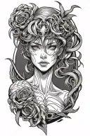 lilith evangelion tatto design tattoo design idea