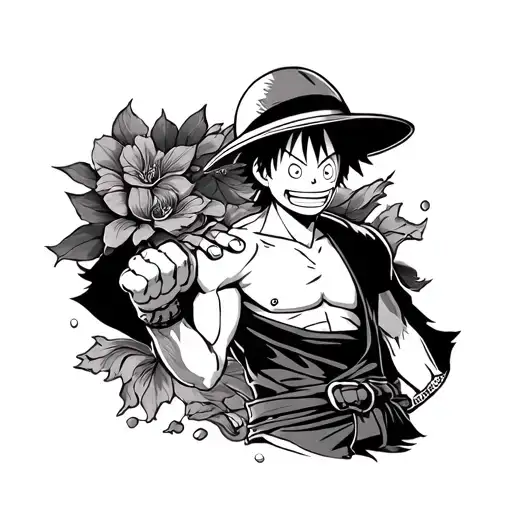 tattoo in Japan culture type that goes good with tattoo of monkey d Luffy from one piece on left arm the size of forearm tattoo design idea
