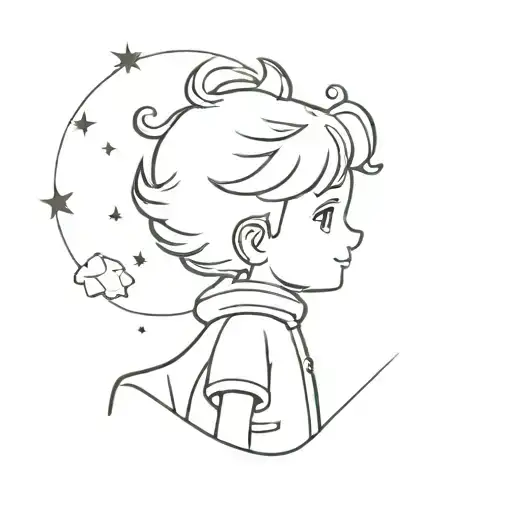 The Little Prince tattoo design idea